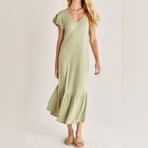 Z Supply ZELLA COTTON SLUB MIDI DRESS Size S